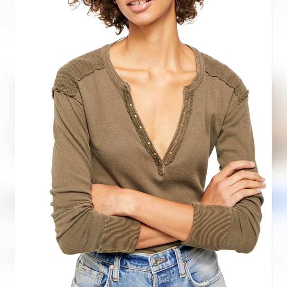 We the Free Henley top, Small
